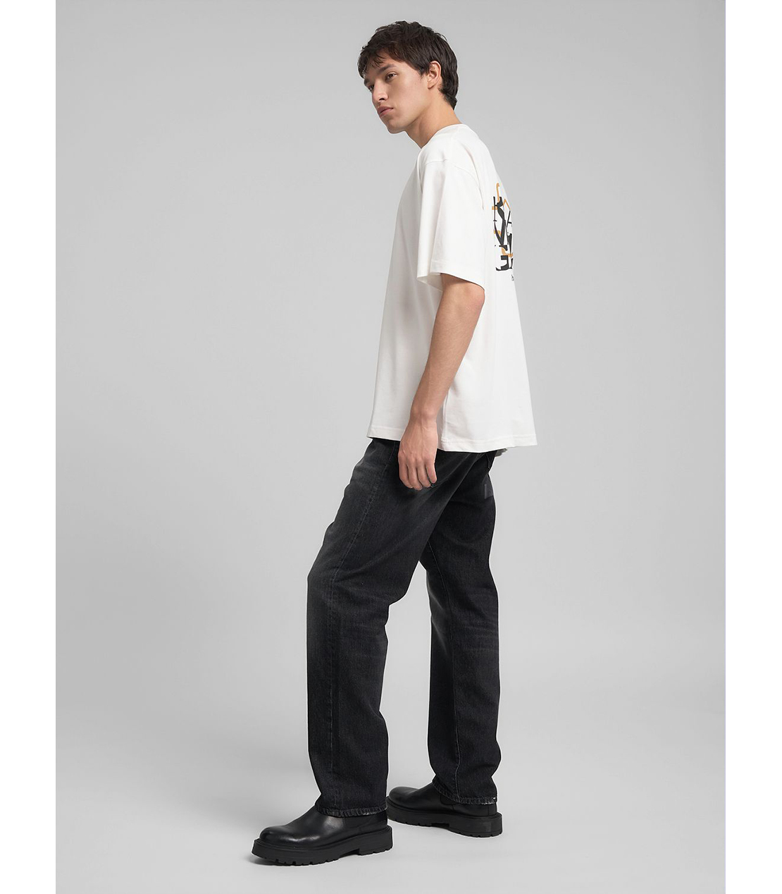 オーバーフィット REPLAY X MARTIN GARRIX ロゴ&レタリング Tシャツ 詳細画像 オフホワイト 4